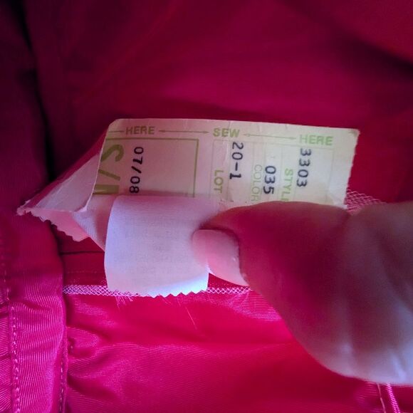 Holiday Party Dress Vtg S Red Satin Gown Full Length Ruched Bust Formal - Picture 9 of 9